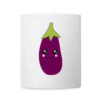 Aubergine Légume Costume Carnaval Carnaval - Mug blanc - blanc - Devant