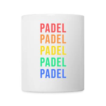 Padelspiel Tennis Padel Spruch Spieler Freizeit - Tasse - Weiß - Vorne