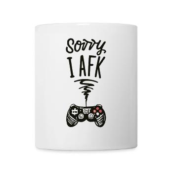 Cadeau Gamer 'Sorry I AFK', Humour et Jeu - Mug blanc - blanc - Devant