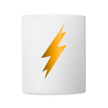 Lightning Bolt - Mug - white - Front