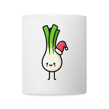Kawaii Lauch Nikolauch - Tasse - Weiß - Vorne