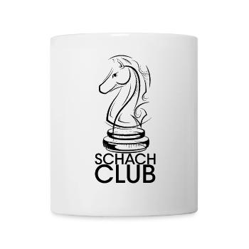 schach pferd club verein Illustration Symbol icon - Tasse - Weiß - Vorne