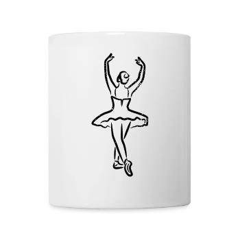 Ballerina Sketch - Mug - white - Front
