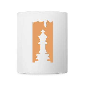Chess King Chess Player Illustration Logo Game - Mug - white - Front