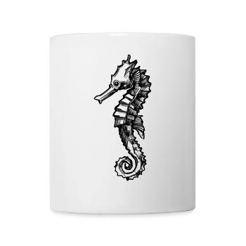 Das Seepferdchen - Tasse - Weiß - Vorne