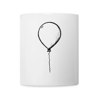 Ein Ballon - Tasse - Weiß - Vorne