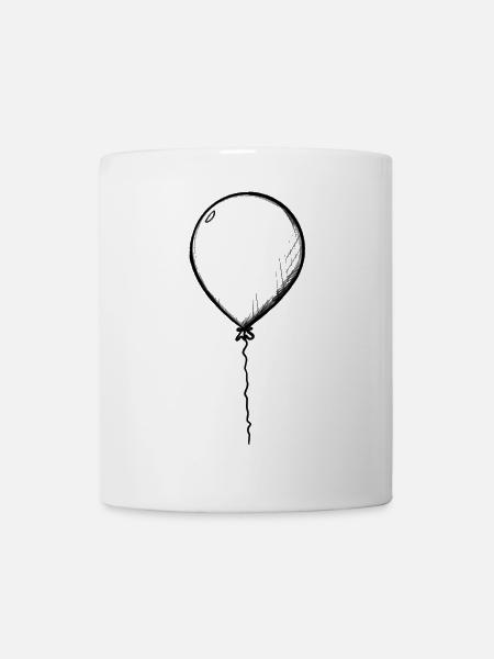 Ein Ballon - Tasse - Weiß