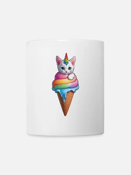 Unicorn Kitten - Tasse - Weiß