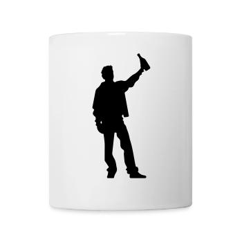 Drunk silhouette - Mug - white - Front