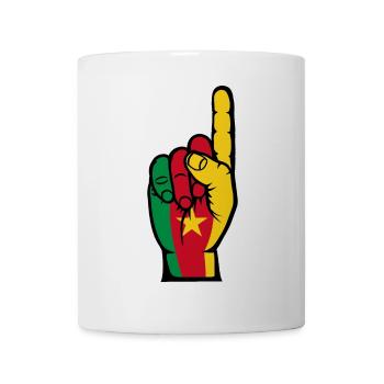 Kamerun Flagge Nummer 1 - Tasse - Weiß - Vorne