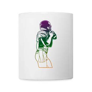 American Football Sketch - Mug - white - Front
