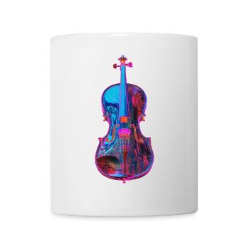 Violine - Tasse - Weiß - Vorne