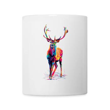 Reh - Tasse - Weiß - Vorne