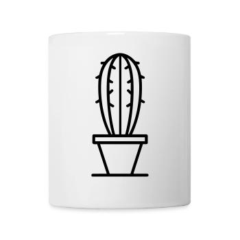 Kaktus - Tasse - Weiß - Vorne