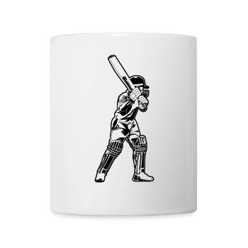 Croquis de cricket - Mug blanc - blanc - Devant
