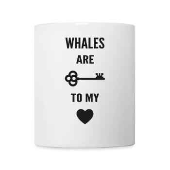 Whales are the key to my heart - Mug - white - Front