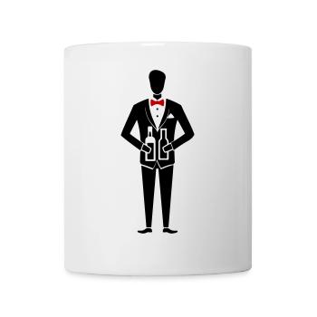 Enterrement de vie de garçon Marié Enterrement de vie de garçon - Mug blanc - blanc - Devant