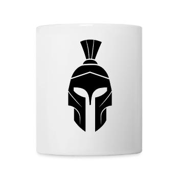 Spartan helmet - Mug - white - Front