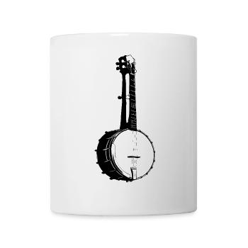 Banjo Drawing - Mug - white - Front
