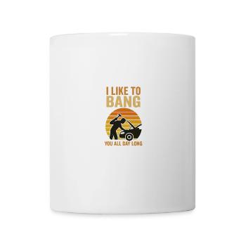 J’aime marteler toute la journée - Mug blanc - blanc - Devant