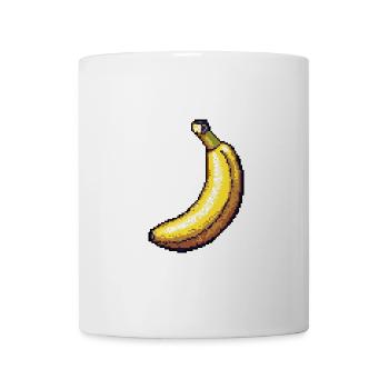 Banana Pixel Gamer - Mug blanc - blanc - Devant