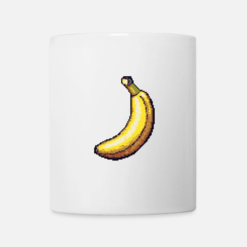 Banana Pixel Gamer - Mug blanc - blanc