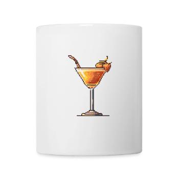 Cocktail Pixel Gamer - Tasse - Weiß - Vorne