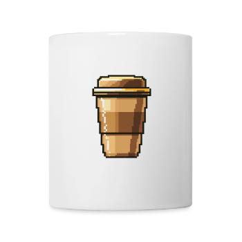 Coffee to go Pixel Gamer Kaffee - Tasse - Weiß - Vorne