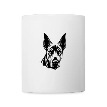 Doberman Dog Head - Mug - white - Front