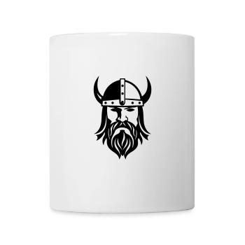 Viking Head Warrior Valhalla Odin - Mug - white - Front