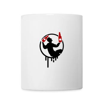 Bier Trinken Party - Tasse - Weiß - Vorne