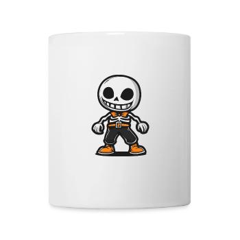 Skelett Comic Halloween - Tasse - Weiß - Vorne