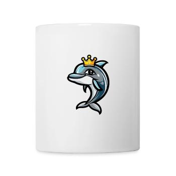 Dolphin Comic Crown - Mug - white - Front