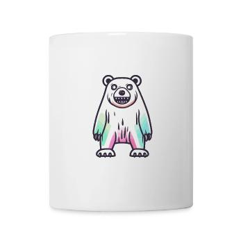 Eisbär Halloween Comic Zombie - Tasse - Weiß - Vorne