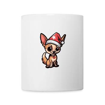 Chihuahua Hund Weihnachten - Tasse - Weiß - Vorne