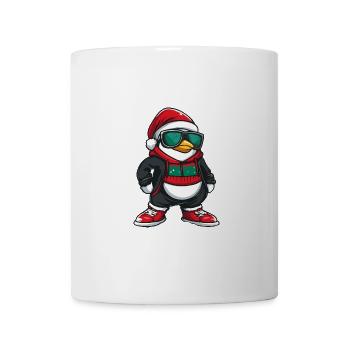 Pinguin Weihnachten X-Mas - Tasse - Weiß - Vorne