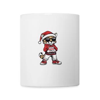 Noël guépard Noël laid - Mug blanc - blanc - Devant
