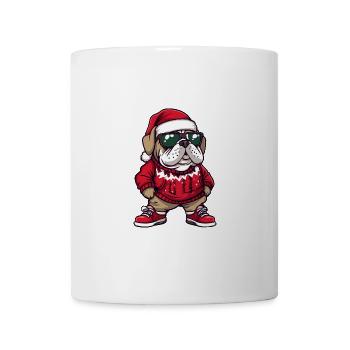 Bulldog Dog Christmas Ugly Christmas - Mug - white - Front