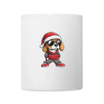 Beagle Dog Christmas Ugly Christmas - Mug - white - Front