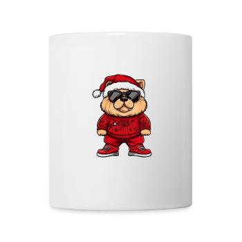 Chow Chow Chien Noël Noël moche - Mug blanc - blanc - Devant