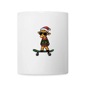 Giraffe Weihnachten Lustig - Tasse - Weiß - Vorne
