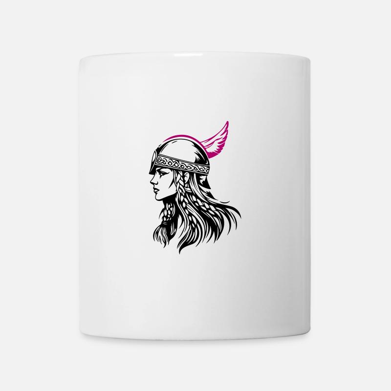 Valkyrie guerrière viking - Mug blanc - blanc