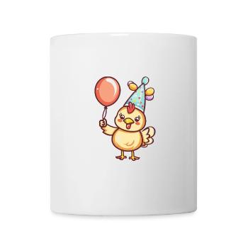 Hahn Geburtstag Baby - Tasse - Weiß - Vorne