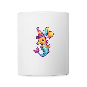 Seepferd Geburtstag Baby - Tasse - Weiß - Vorne