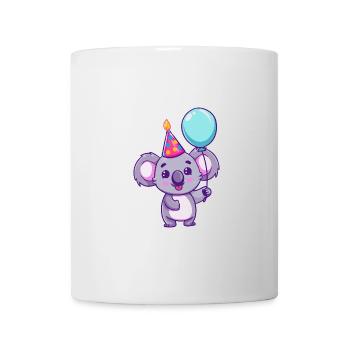 Bande dessinée d’anniversaire Koala - Mug blanc - blanc - Devant