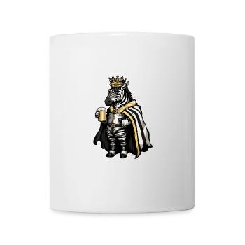 Zebra Bier Lustig - Tasse - Weiß - Vorne