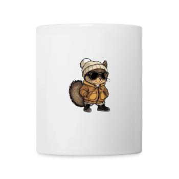 Eichhörnchen Winter - Tasse - Weiß - Vorne