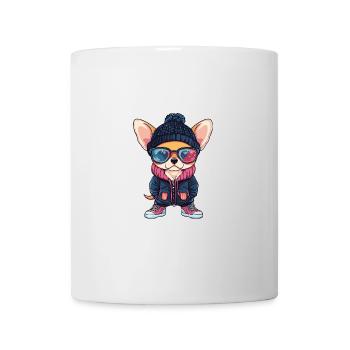 Chihuahua Hund Winter - Tasse - Weiß - Vorne