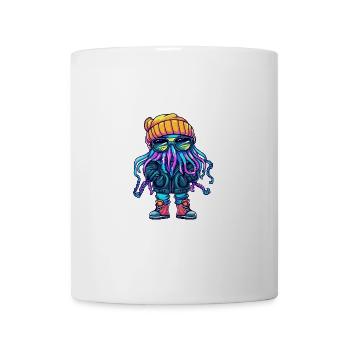 Qualle Winter Comic - Tasse - Weiß - Vorne