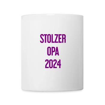Stolzer Opa 2024 – Perfekt für frischgebackene Opa - Tasse - Weiß - Vorne